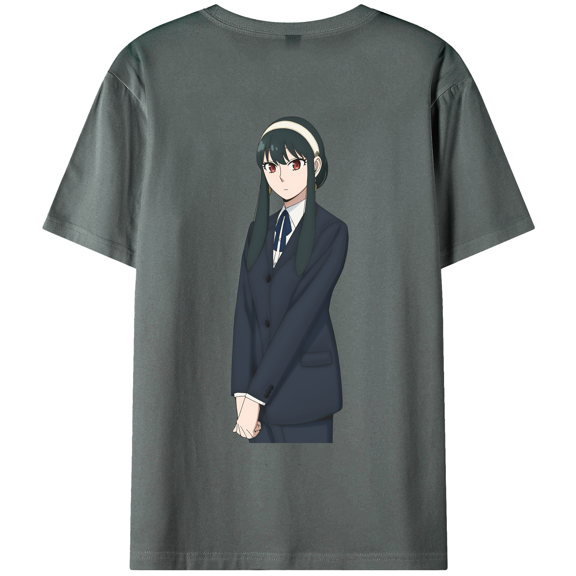 （画像用） SPY×FAMILY间谍家家酒 綿100％ メンズ半袖Tシャツ（バックプリント） 通気性
